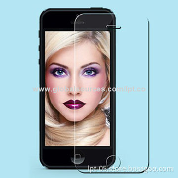 0.2mm Slim Thickness Tempered Glass Screen Protector for iPhone 5, Scratch-resistant and Durable